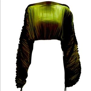 Cult Gaia Mala top in Palm.